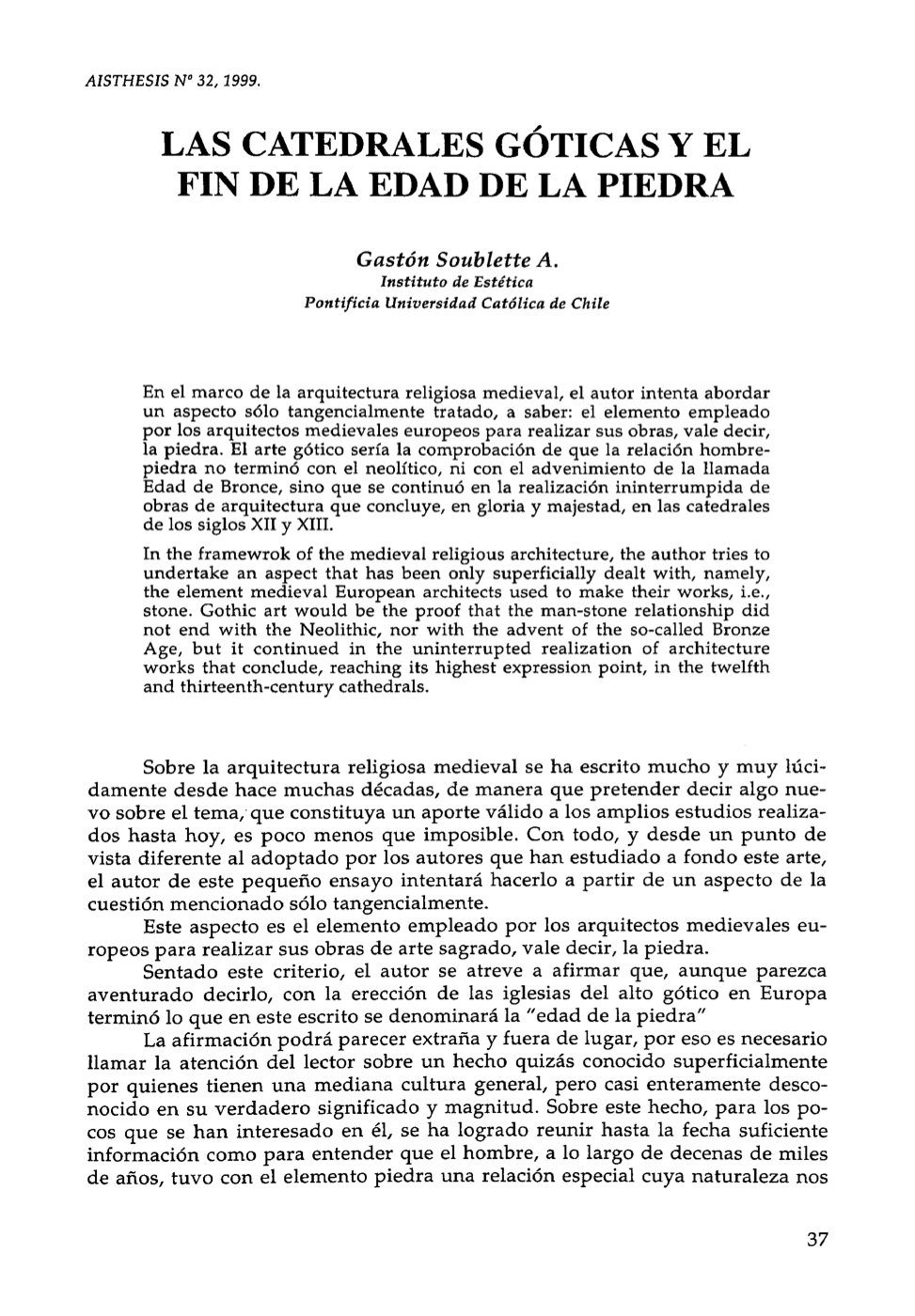 Las catedrales góticas y el fin de la edad de la piedra