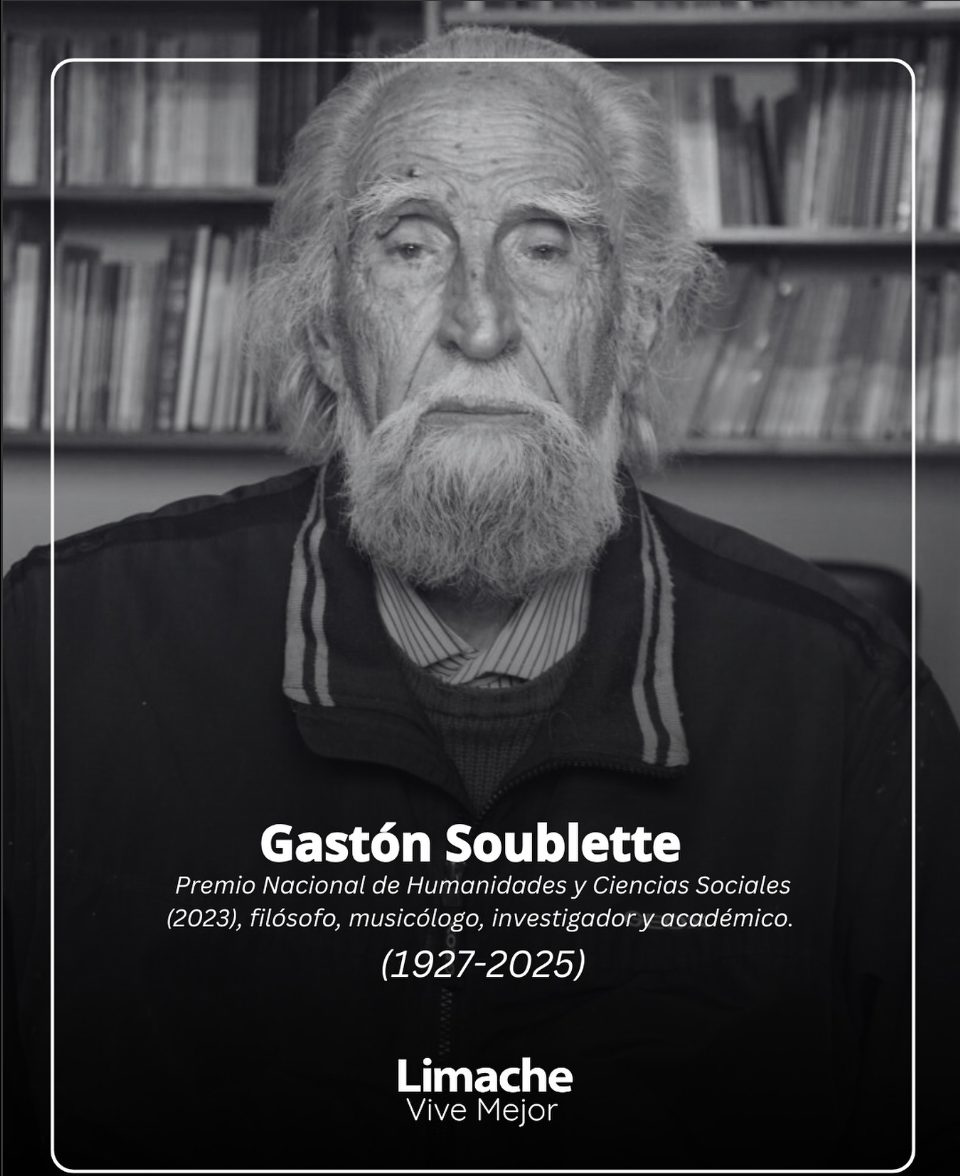 La municipalidad de Limache decretó dos días de duelo comunal en memoria de Gastón Soublette